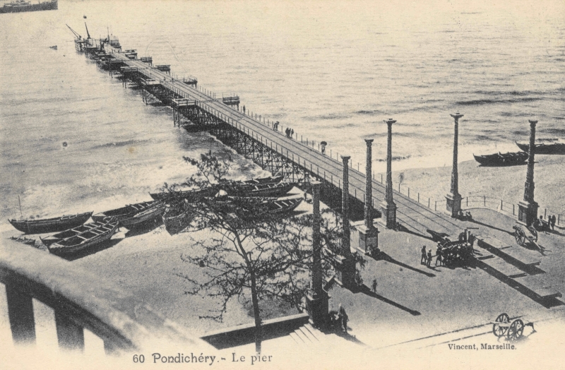 01-25 - Pondichery - pier depuis phare - 1